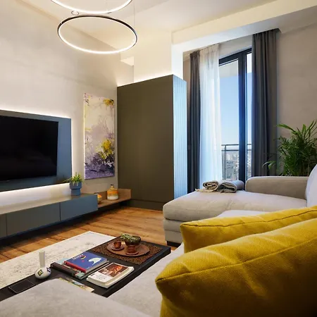 アパート Ee Homes - Curated Design & Skyline Views *